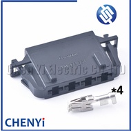 4 Pin 6.3 mm series female Automotive Blower Resistance Connector Plug For VW Sagitar Polo Passat A4