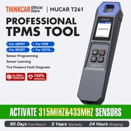 MUCAR T261 Car Tire Pressure Diagnose Tool Automotive TPMS Sensor Programming Learning Activator For