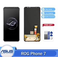 สำหรับ Asus ROG Phone 7 / 7 Ultimate AMOLED จอ LCD แบบดั้งเดิมหน้าจอดิจิตอลประกอบครบชุดพร้อมกรอบ