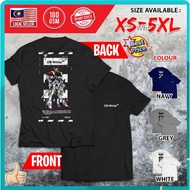 SL-168 OFFWHITE x Gundam Street Style Streetwear Cotton [XS-5XL] Short Sleeve T-Shirt Baju T Shirt O
