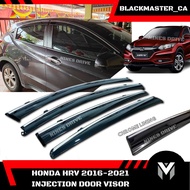 HONDA HRV 2014 - 2021 INJECTION CHROME DOOR VISOR - NO WORD LOGO 2015 2016 2017 2018 2019 2020