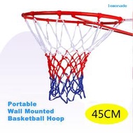 台灣現貨【戶外用品】標準籃球框直徑45CM籃球圈安裝牆上室內外球筐