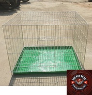 LỒNG 50x60cm NAN KHÍT KÈM KHAY NHỰA