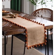 Customized Table Runner Holiday Table Runner Cotton Linen Table Runner Long Table Runner TV Cabinet 
