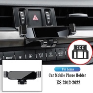 Car Phone Holder For Lexus ES ES200 ES250 Es300h ES350 Gravity Navigation Bracket GPS Stand Air Outlet Clip Rotatable Support