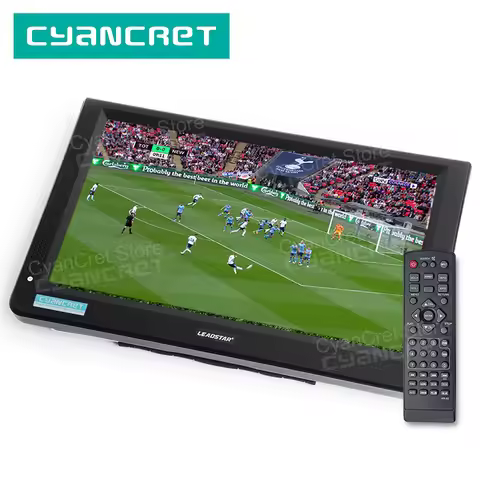 LEADSTAR D12 inch HD Portable TV DVB-T2 ATSC ISDB-T tdt Digital and Analog mini small Car Television