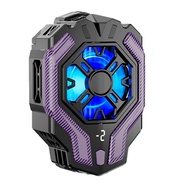 TECHCHIP-F18 Digital Display Mobile Phone Cooling Fan Radiator Back-Clip Game Cooler for Phone Gamin