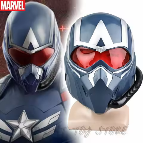 Original Marvel Captain America 4 Falcon Helmet Last Rebirth Mask 55cm-62cm Head Cosplay Helmet Movi