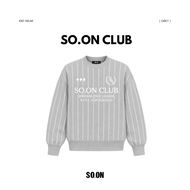 ⛅SO.ON : Dream in cloud ✦ Sweater เสื้อสเวตเตอร์ไหมพรม รุ่น Soon Club Sweater