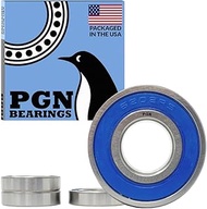 (4 Pack) PGN 6202-2RS Sealed Ball Bearing - C3-15x35x11 - Chrome Steel