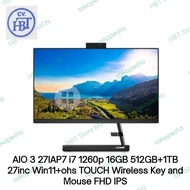 LENOVO AIO 3 27IAP7 I7 1260p 16GB 512GB+1TB 27INC VGA TOUCH 