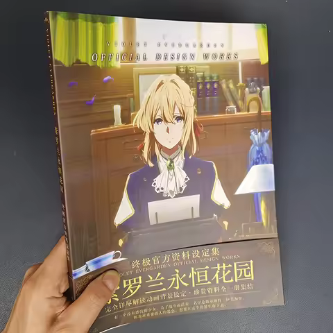 new Violet Evergarden Artbook Character Setting Painting Album Warmth Heals Manga Novel Art Collecti