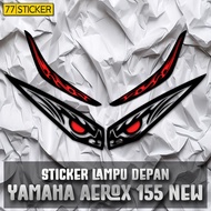 HEADLIGHT AND EYEBROW MOTIF STICKER FOR YAMAHA AEROX 155 NEW 77STICKER