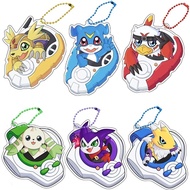 Mica Anime Digimon Adventure Agumon Gabumon Acrylic keychain transparent decor cute collectible gift