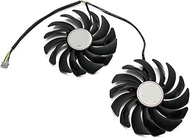 HAZEK 2Pcs/Lot 95MM PLD10010S12HH 4Pin Cooler Fan Replacement Compatible for MSI GTX 1060 1070 1080 TI RX 470 570 RX580 Gaming X Graphics Card Catholic
