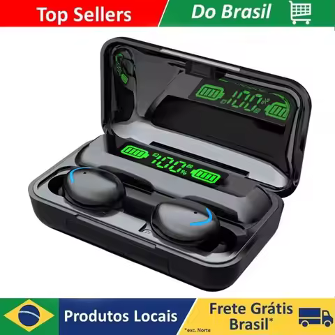 9D Stereo High Bass Earphones F9 Sport Bluetooth Headphones Handfree Touch Control Tws Wireless Earb