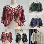 GILDAI Flapper Shawl Fashion 1920s Women Sequin Deco