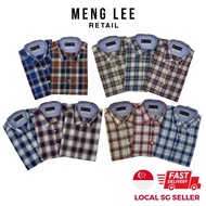 Gazine S/S Cotton Check Men Smart Casual Shirt, Men Fashion and Clothes, Menswear - Meng Lee Retail