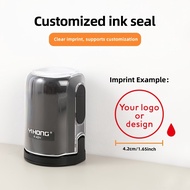 Hot selling custom ink seal | 4.2cm large imprint | Personalized logo/name seal | Clear and durable