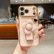 เคสโทรศัพท์ลายดอกไม้, เคสป้องกันสุดหรูชุบไฟฟ้ากันกระแทกพร้อมรูกันฝุ่น, เข้ากันได้กับ Samsung Galaxy 