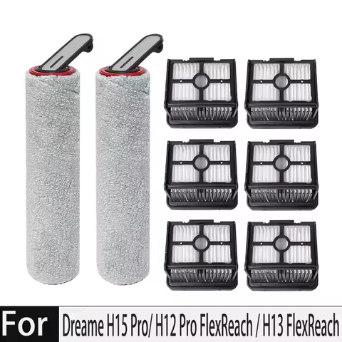 For Dreame H15 Pro / H12 Pro FlexReach / H13 FlexReach Hepa Filter Roller Brush Accessories
