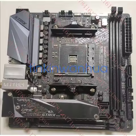 used For ASUS ROG STRIX B450-I GAMING Motherboard Socket AM4 DDR4 HDMI Mini-ITX.