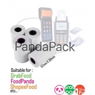 Thermal Receipt Paper Roll 57mm X 38mm (10 Roll) TopUp SRS Portable Printer POS System FoodPandx Grax.