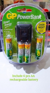 GP AA/AAA Charger Pack (Include 6AA Rechargeable Battery)