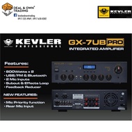 Kevler GX-7UB PRO 800W X 2 Amplifier with Bluetooth USB LCD