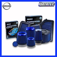 Datatec Tornado Air Filter สำหรับ Nissan march almera navara กรองอากาศรถยนต์ กรองซิ่ง ไส้กรองอากาศ