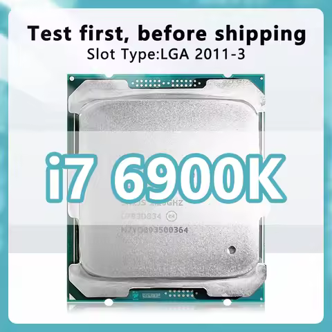 Core i7-6900K SR2PB 14nm 8 Cores 16 Threads 3.2GHz 20MB 140W LGA 2011-3 CPU for X99 motherboard Core