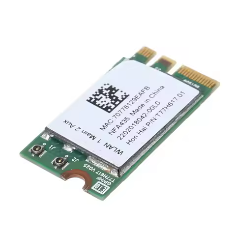 Wireless Adapter Card for QCA9377 QCNFA435 802.11AC 2.4G/5G NGFF WIFI WLAN Card Bluetooth 4.1 for PC