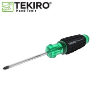 TEKIRO OBENG GAGANG KARET HIJAU (+) 2 x 150 mm OBENG PLUS SD-CG0854