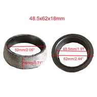 【original】 1pcs Car Muffler Exhaust Graphite Gasket Seal Ring 35mm-75mm Dia Exhaust Tail Flange Donu