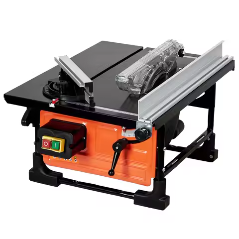 Table Saw for Jobsite 8-inch 6.7-Amp Copper Motor Cutting Speed up to 3576RPM 24T Blade Compact Port