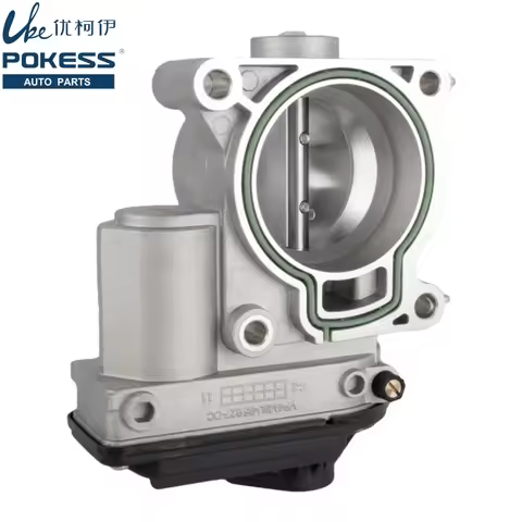 Car Throttle Body with Position Sensor for Ford Focus MK2 2004-2016 Focus C-Max 1.8 2.0 4M5G9F991ED 
