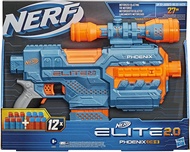 Nerf Elite 2.0 Phoenix CS-6 Motorized Blaster, 12 Official Nerf Darts, Scope, Clip, Built-In Customizing Capabilities สินค้าลิขสิทธิ์ของแท้