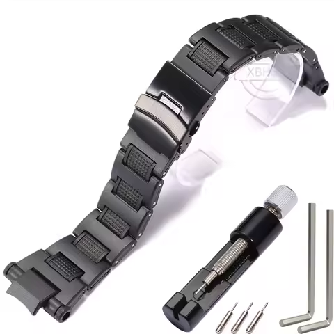 Plastics Steel Strap For Casio GW-A1100 GA1000 GA1100 GW4000 Men's Watch Band Wristband Bracelet Wat