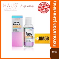 🔥READY STOCK🔥 HAUS-SUPER POTENT AHA+BHA EXFOLIATING 50ML