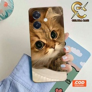 HP Softcase oppo A5i 2025 - Geloracase - Casing NEWESToppo A5i - Cat Case Motif - Softcase oppo A5i 