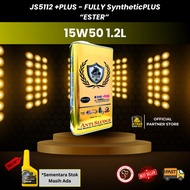 JETRON BLACKGOLD JS-5112  Fully Synthese"PLUS" ESTER 1.2L 15W50 4T Motorcycle Engine oil Minyak Peli