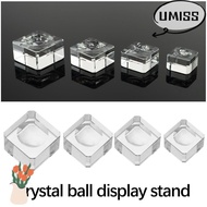 UMISTYDREAM9IQ0 Transparent Support Glass Pedestal Holder Square Glass Holder