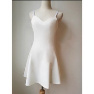 summer elegant white sleeveless mini dress for woman formal dress putih pendek off shoulder tanpa le