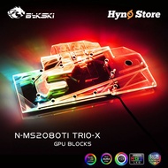 Block VGA Bykski N-MS2080TI TRIO-X MSI 2080Ti custom water cooler - Hyno Store