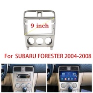 9 Inch Car radio Frame Fascia For Subaru Forester 2004-2008 2 Din Head Unit Fascia Player Panel Fram