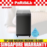 Sharp ES-W105TWXT-SA Top Load Washing Machine (10.5kg)