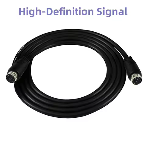 Mini DIN 9-Pin Male to Male Cable 1m 2m 3m 5m S-Video AV Signal Extension Cord for Sound Card, TV, G