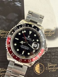 🌈🌈新返貨啦🌈🌈Vintage Rolex GMT - MASTER II 16710❤️原裝紅黑雙色 [可樂圈］SM面  🩶連原裝Rolex 78790夾扁帶 ❤️潮流經典 淨錶 🖤VU3148(廣