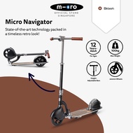 Micro Navigator Foldable Large 2-Wheel Kids Adults Scooter | Foldable, Adjustable Handlebar | Micro 