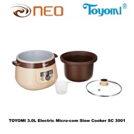 TOYOMI 3.0L Electric Micro-com Slow Cooker SC 3001 Micro-Com Slow Cooker